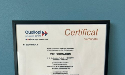 certificat Qualiopi 2024